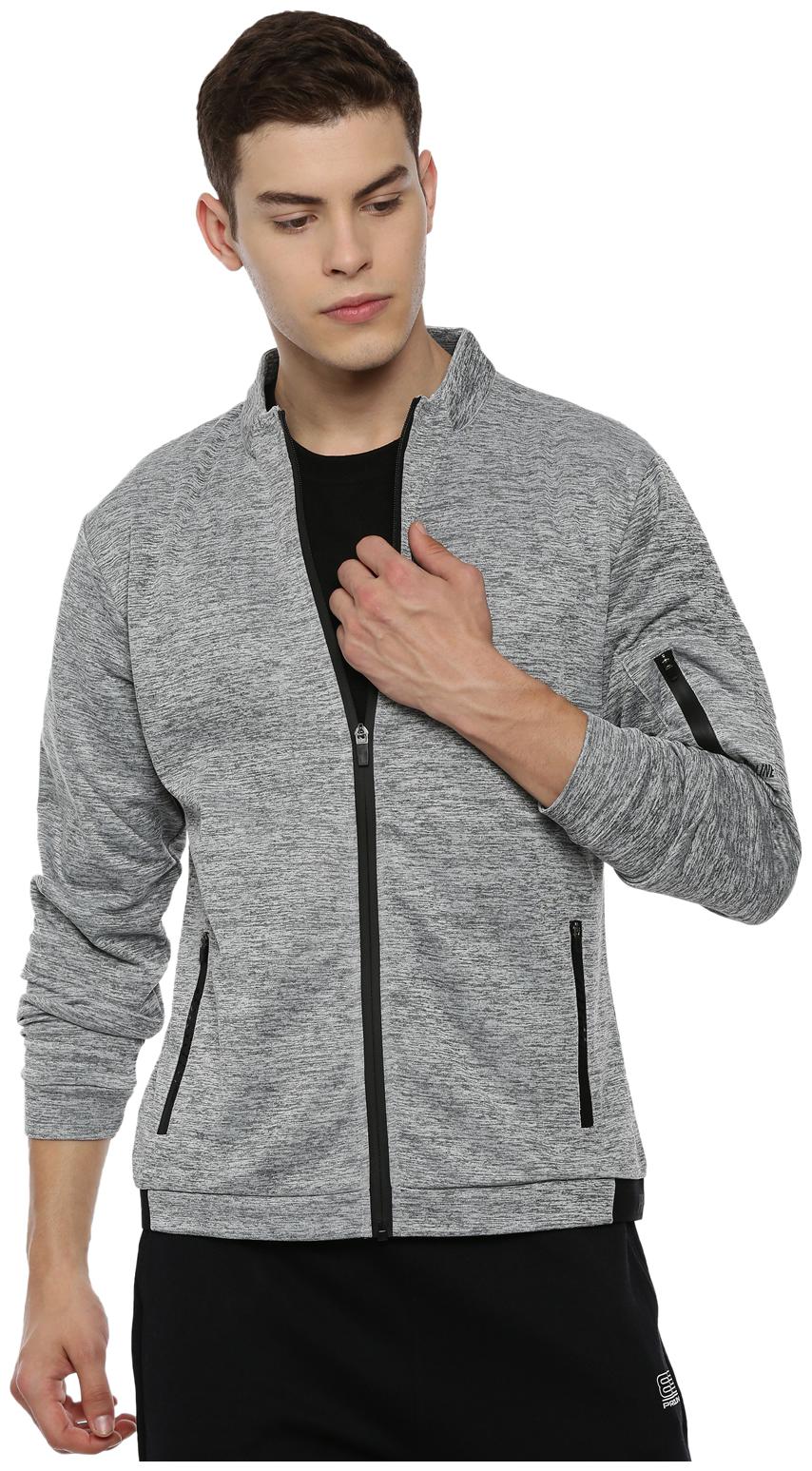 

Proline Men Grey Solid Sports jacket