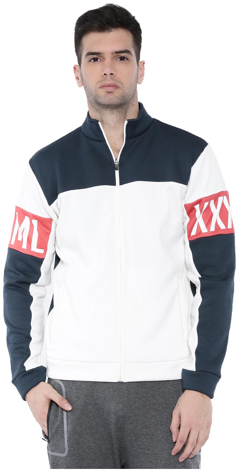 

Proline Polyester Printed Men Sweatshirt - White