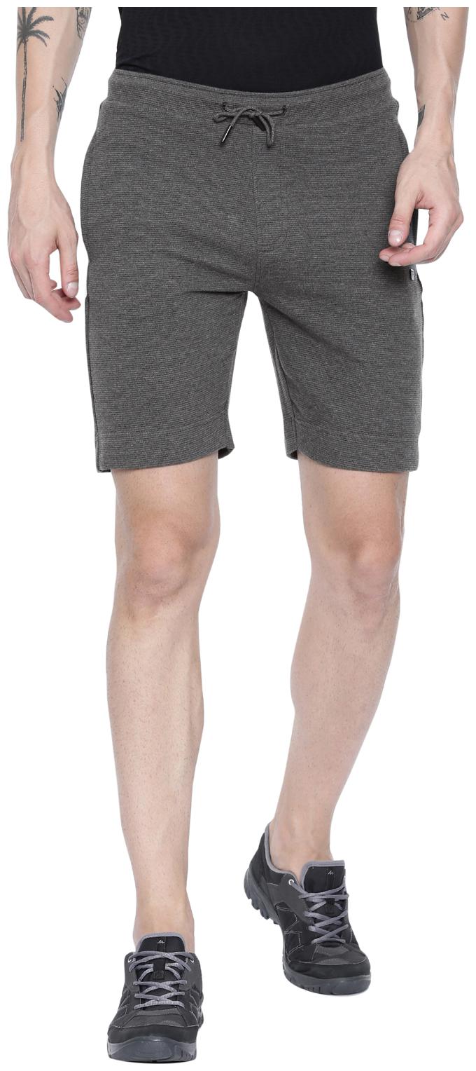 

Proline Men Grey Slim Fit Regular Shorts