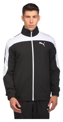 

Puma Men Black Solid Regular Fit Track Suit