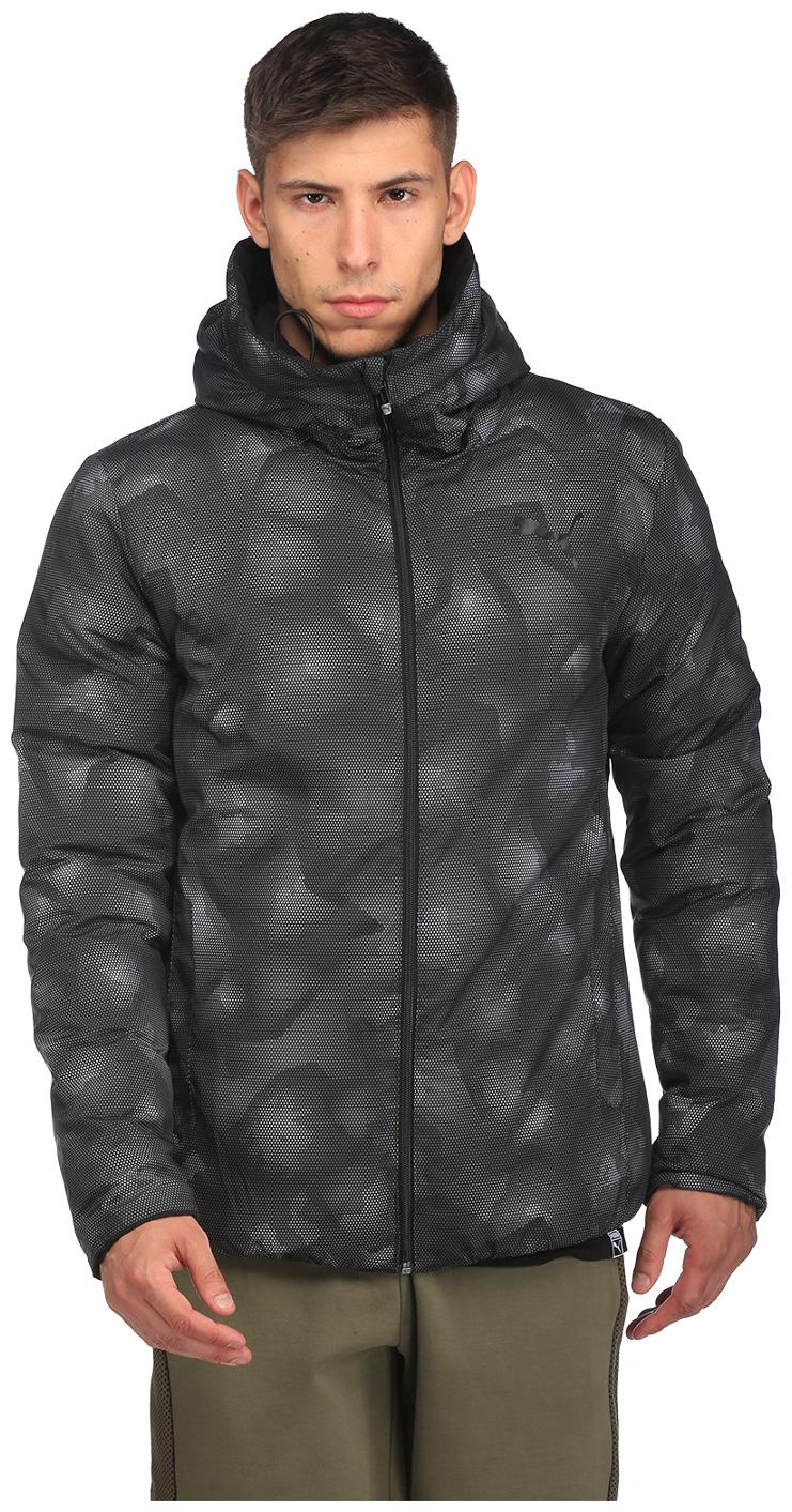 

Puma Men Black Printed Sports jacket