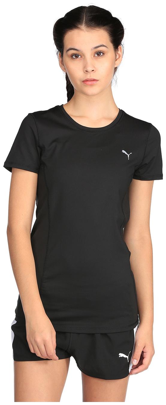 

Puma Women Solid Sports T-Shirt - Black