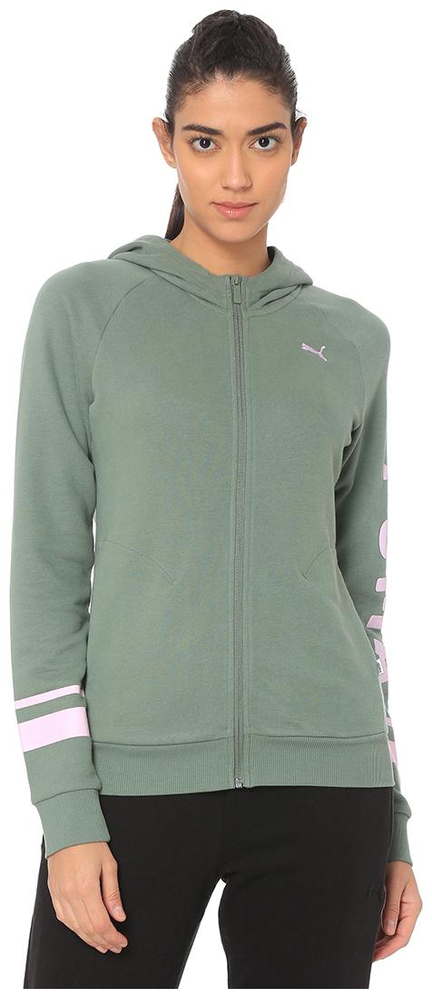

Puma Women Solid Regular Jacket - Green