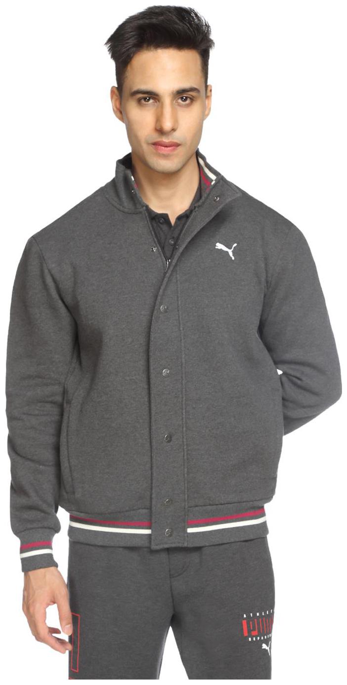 

Puma Blue Mens Button sweat jacket