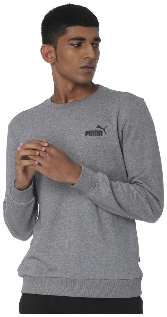 

Puma Men Grey Round neck Sweatshirt