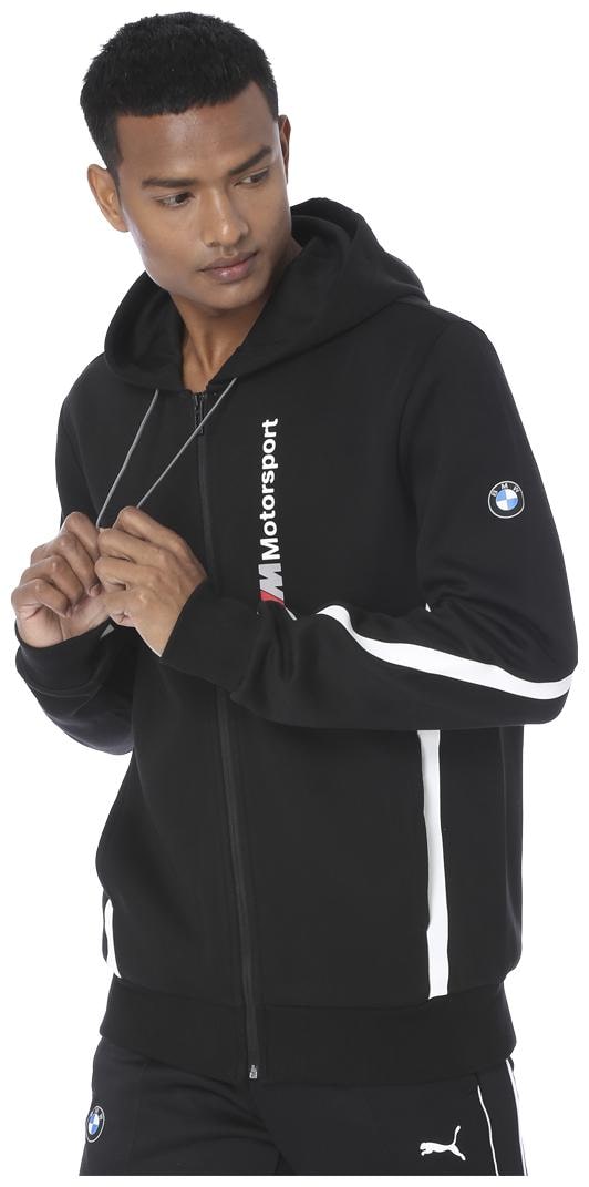 

Puma Men Black Printed Quilted jacket