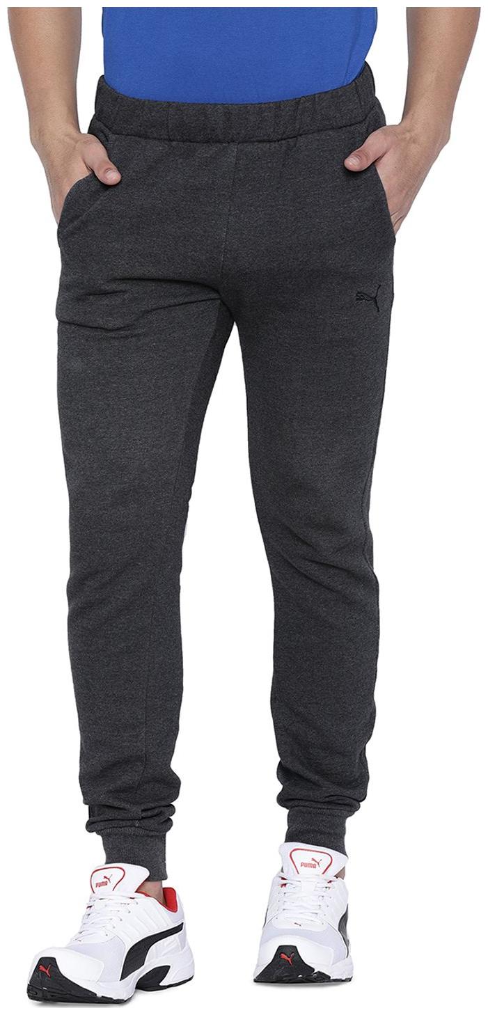 

Puma Men Black Solid Regular fit Track pants
