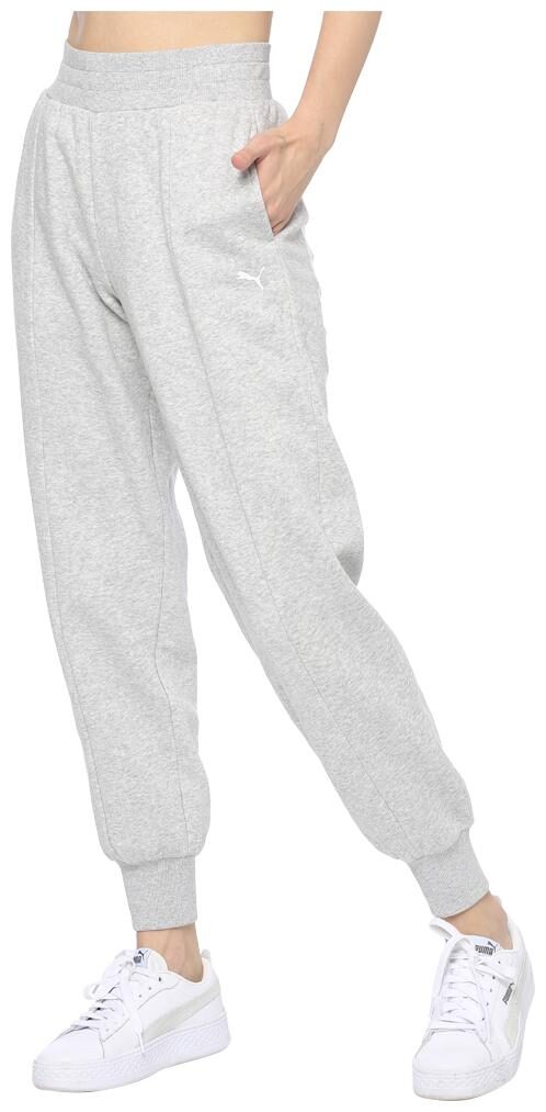 

Puma Women Regular fit Cotton Printed Track pants - Grey