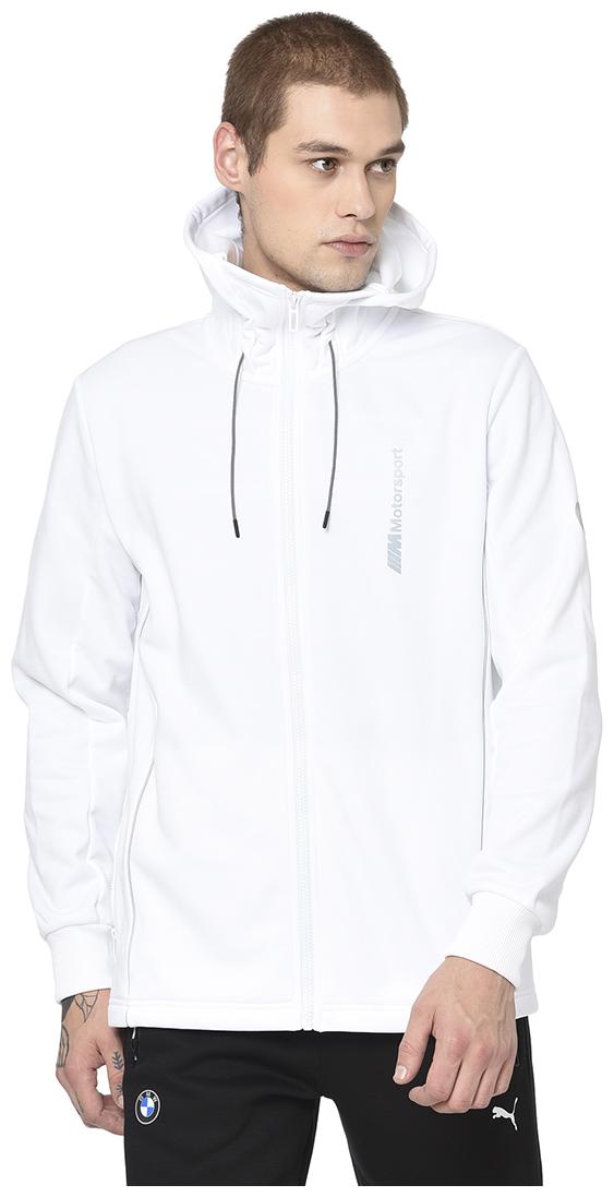 

Puma Men White Solid Quilted jacket