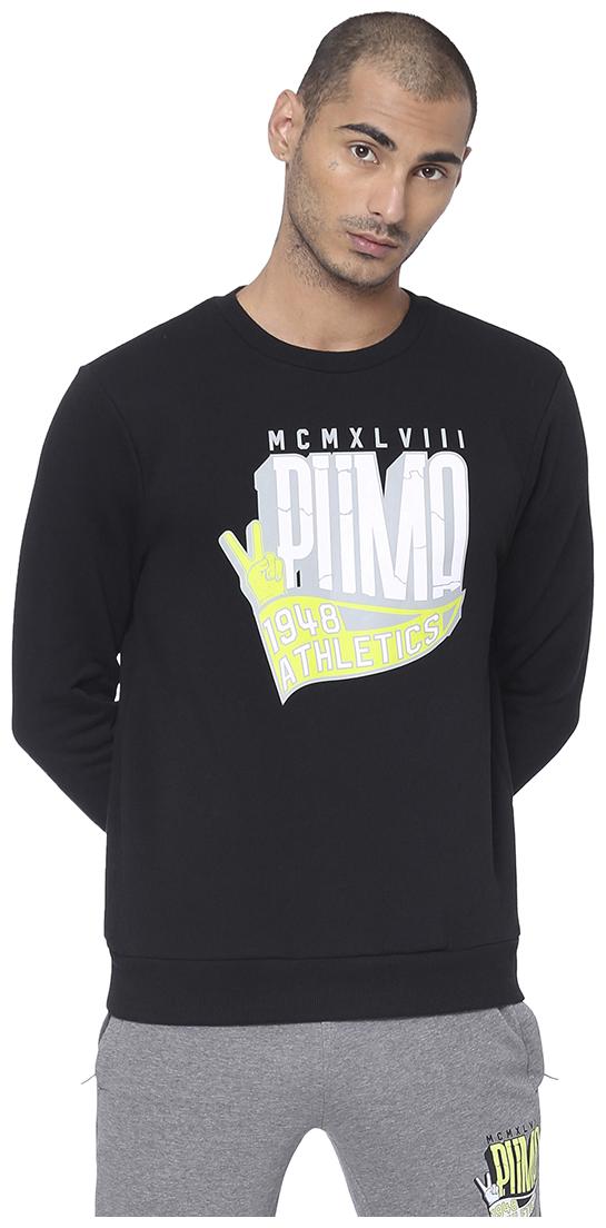 

Puma Men Black Round neck Sweatshirt