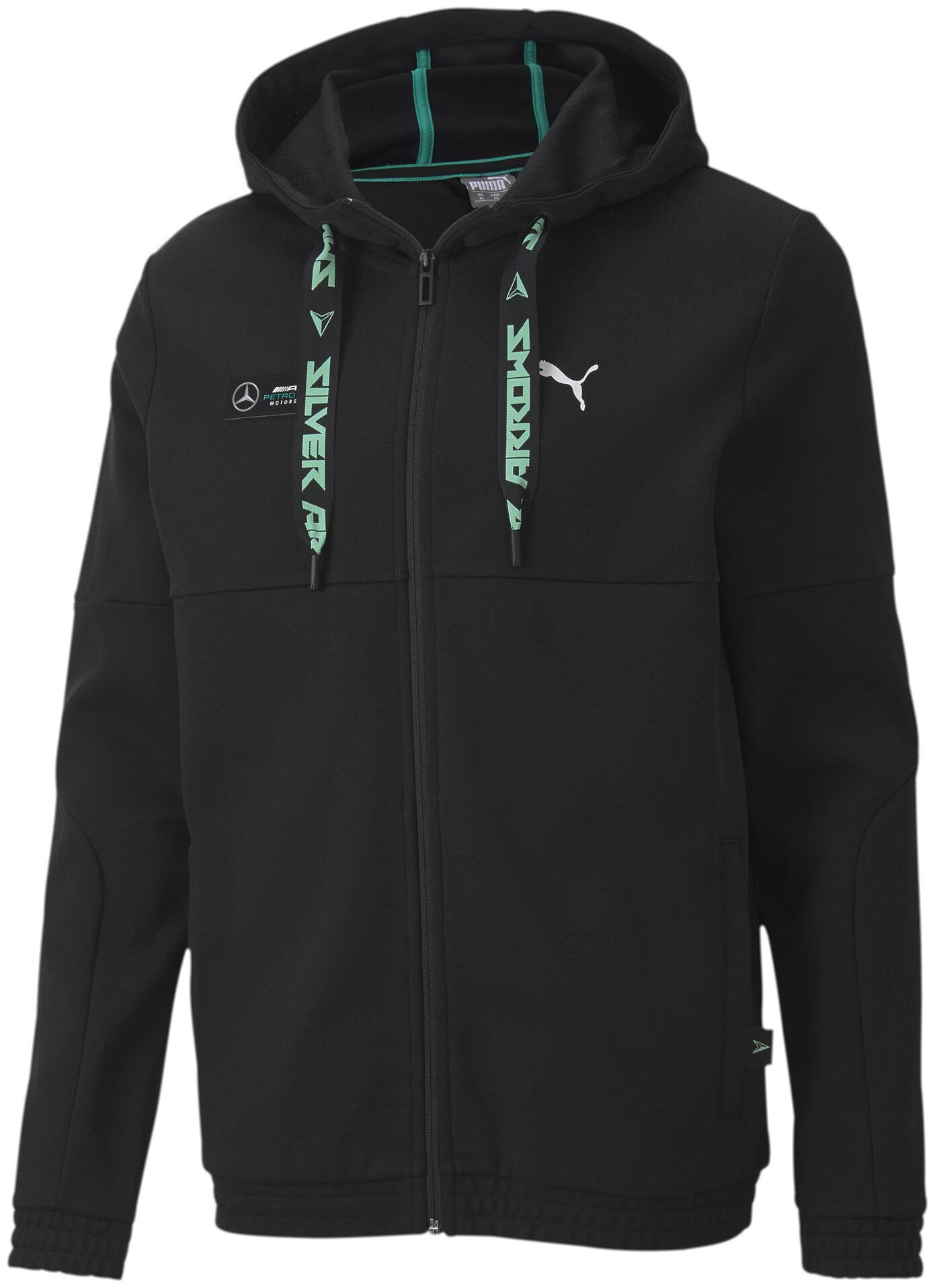 

Puma Men Black Solid Quilted jacket