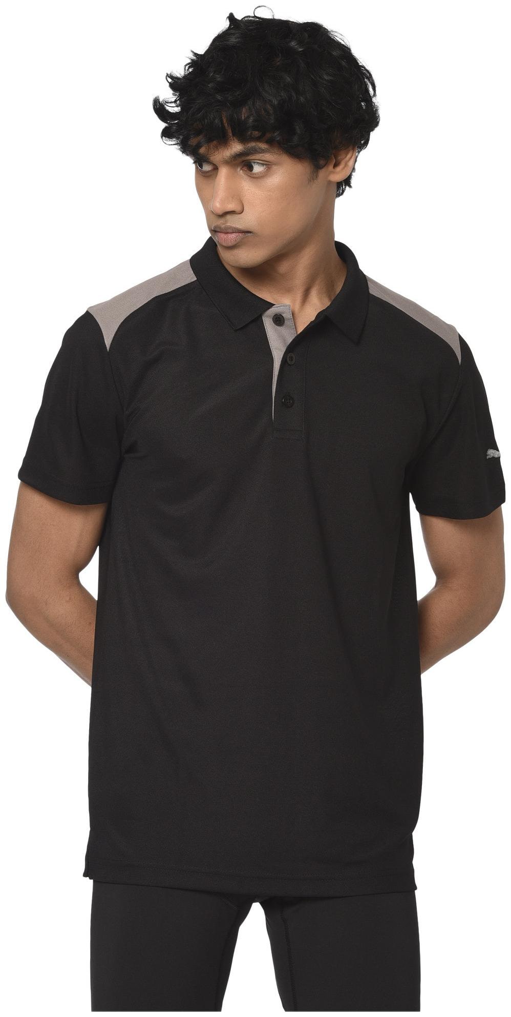 

Puma Men Black Regular fit Cotton Polo collar T-Shirt - Pack Of 1
