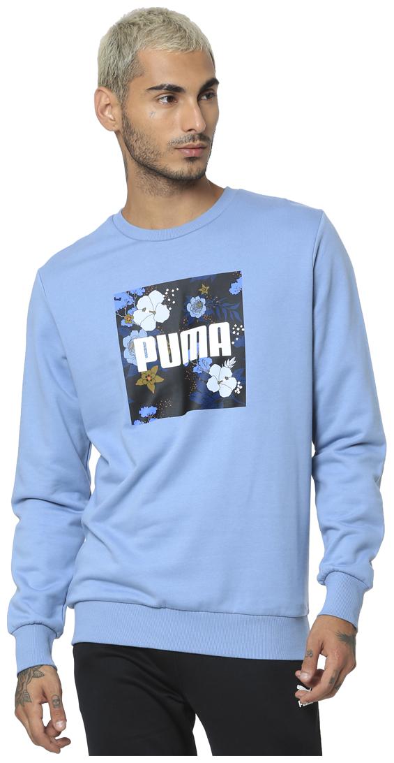 

Puma Men Blue Round neck Sweatshirt