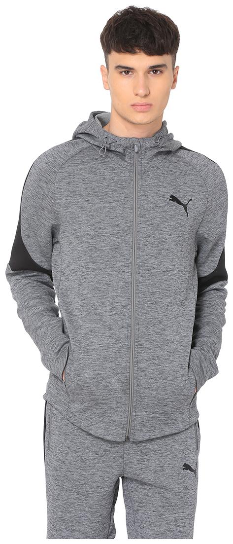 

Puma Men Grey Solid Quilted jacket