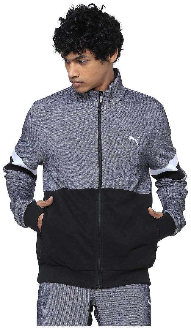 

Puma Cotton blend Men Black Quilted Jacket