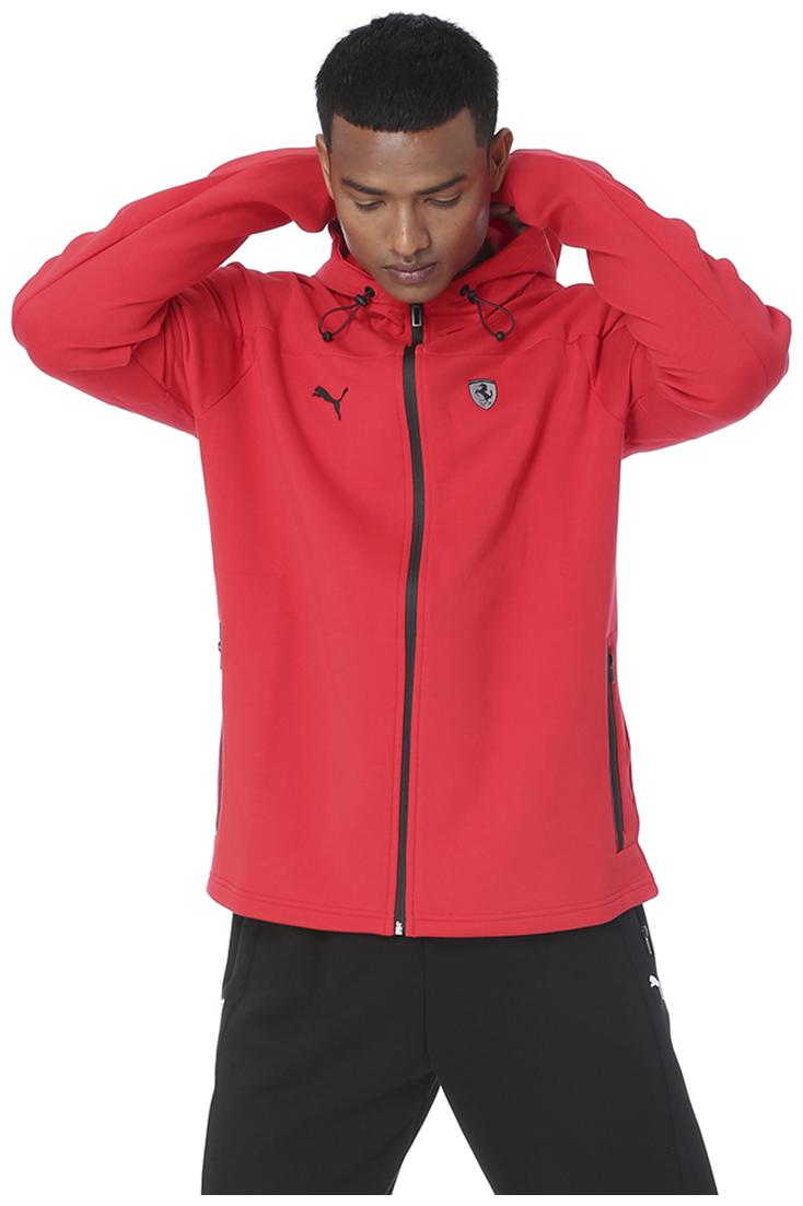

Puma Men Red Solid Quilted jacket