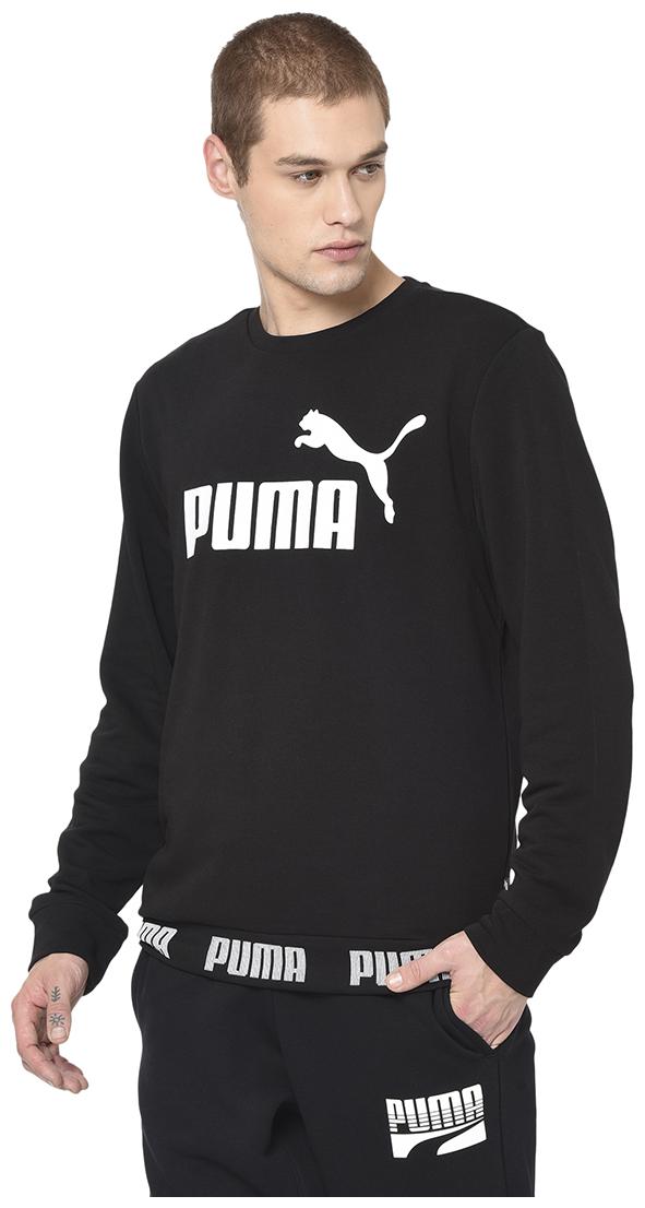 

Puma Men Black Round neck Sweatshirt