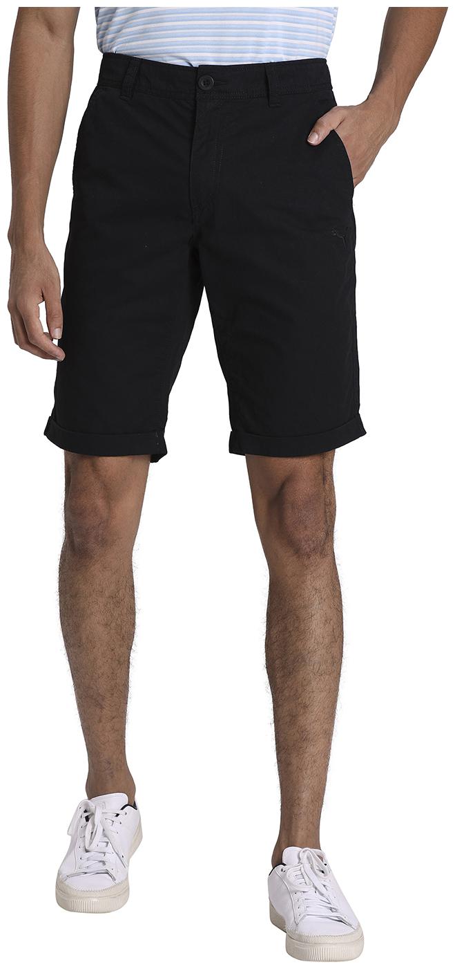

Puma Men Black Regular Fit Regular Shorts
