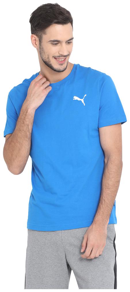 

Puma Men Blue Regular fit Cotton Round neck T-Shirt - Pack Of 1