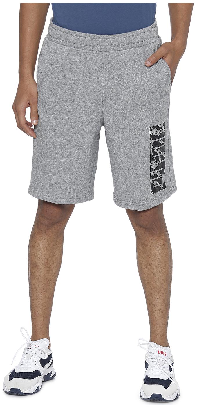 

Puma Men Grey Regular Fit Regular Shorts