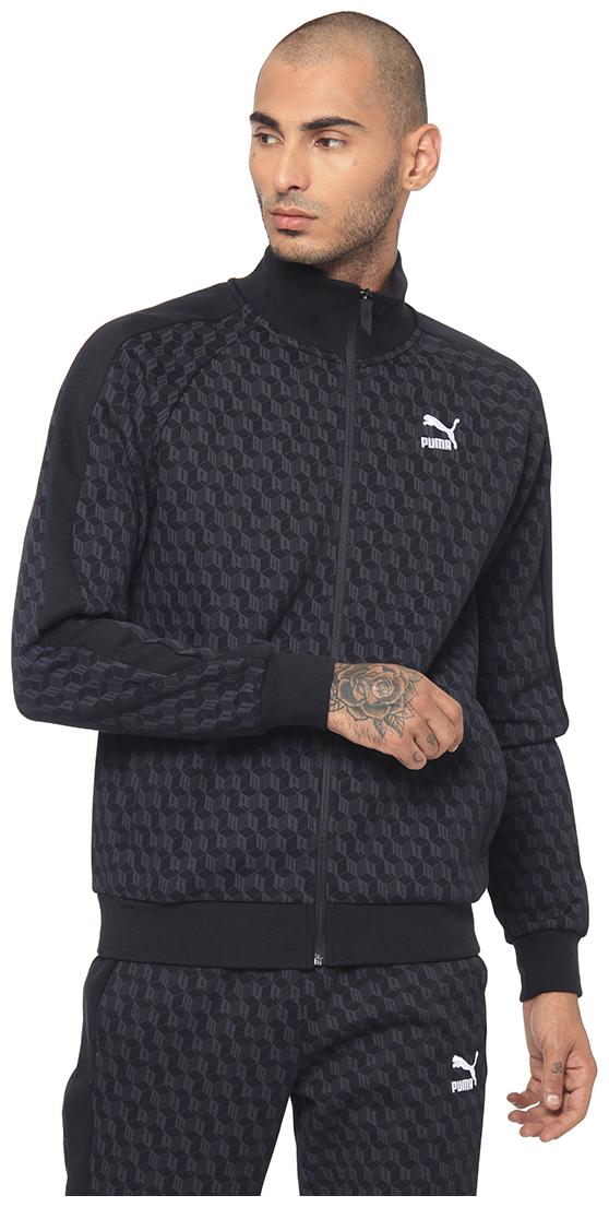 

Puma Cotton blend Men Black Quilted Jacket
