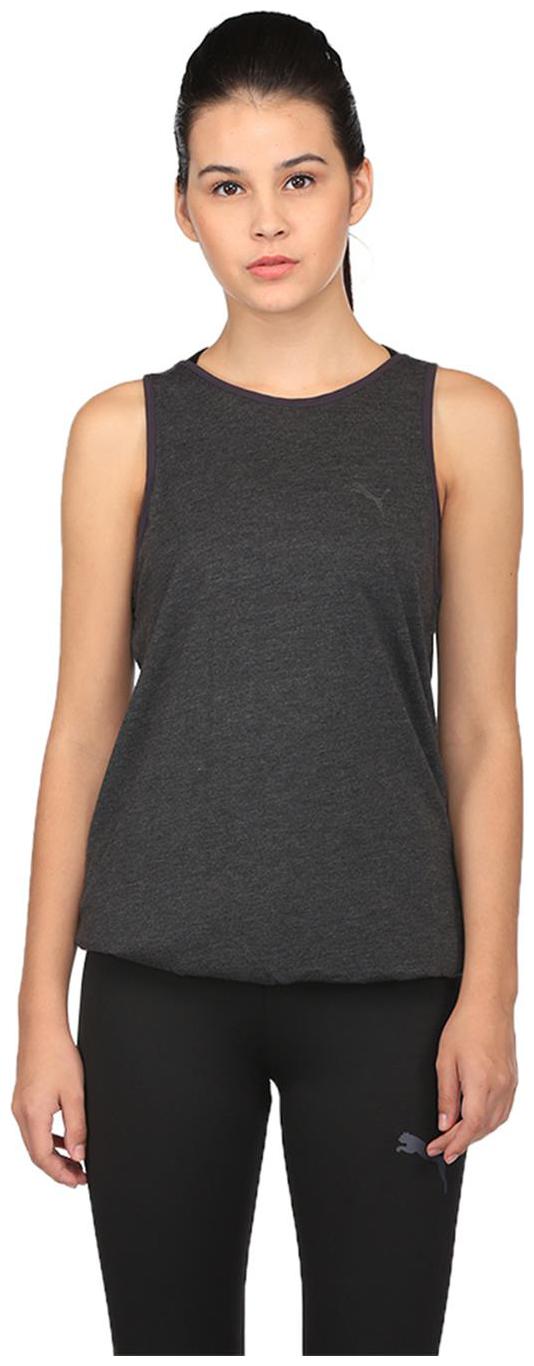 

Puma Women Solid Sports T-Shirt - Grey