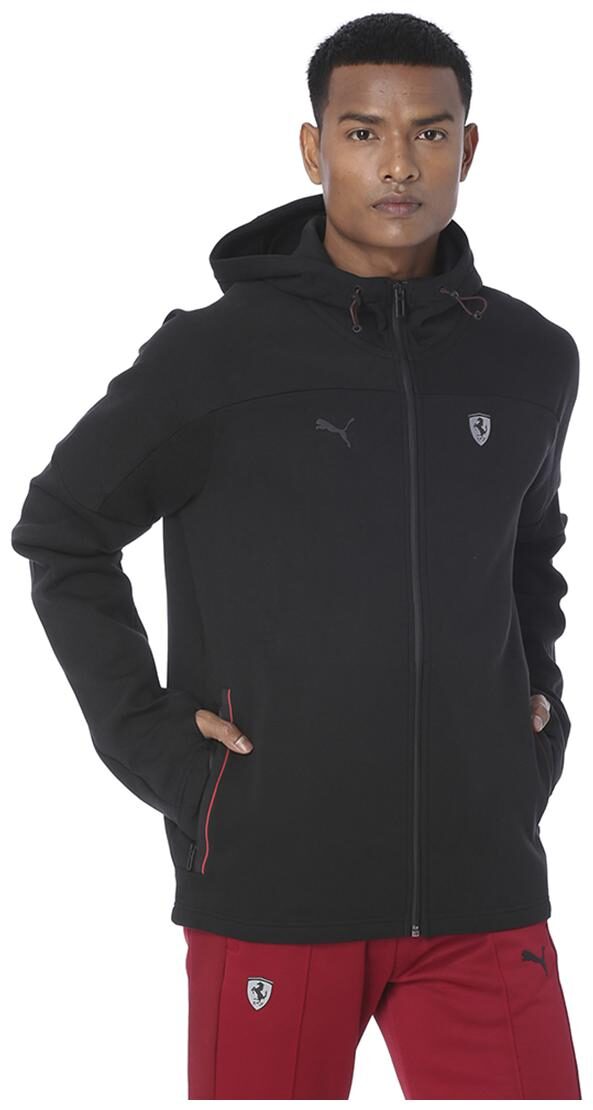 

Puma Men Black Solid Quilted jacket
