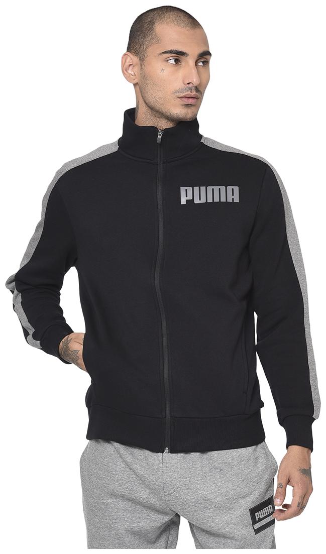 

Puma Cotton blend Men Black Quilted Jacket