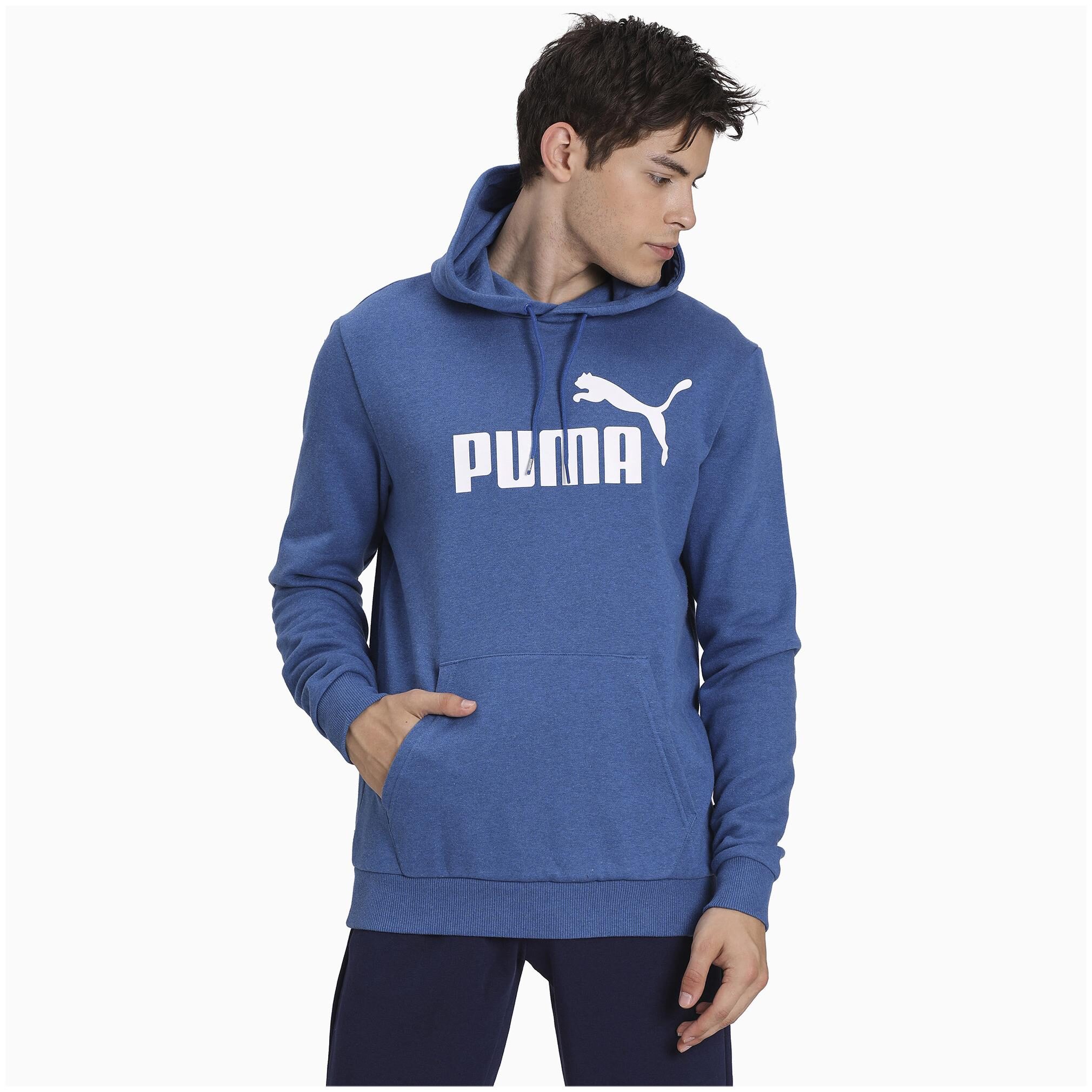 

Puma Men Blue Hooded Sweatshirt