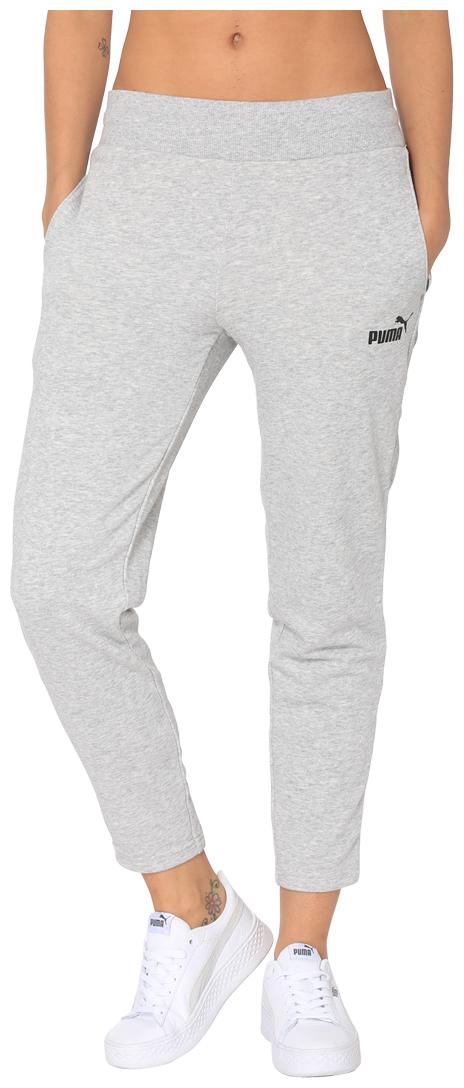 

Puma Cotton Blend Grey Solid Track Pants For Women
