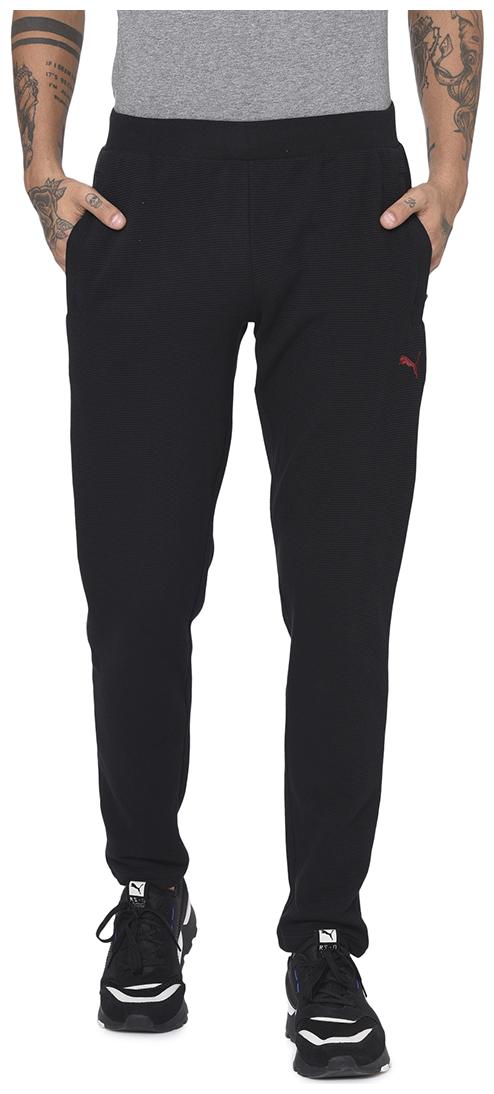 

Puma Cotton Blend Men Black Track Pants