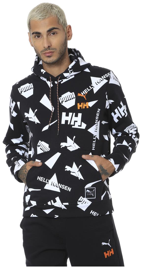 

Puma Men Black Hooded Hoodie
