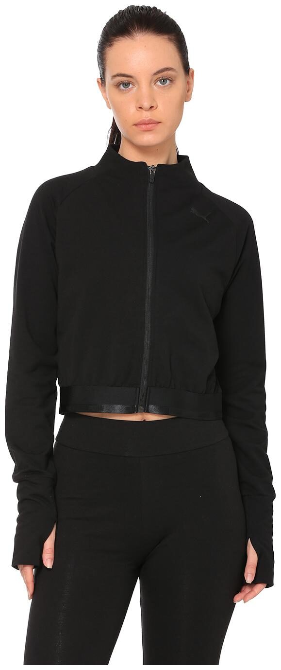 

Puma Women Solid Regular Jacket - Black