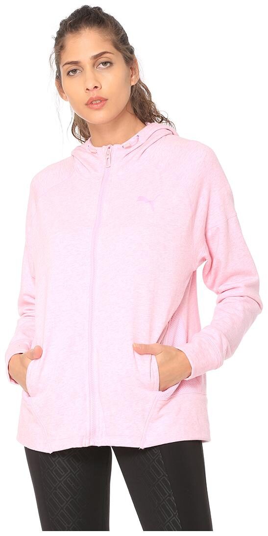 

Puma Women Solid Regular Jacket - Pink
