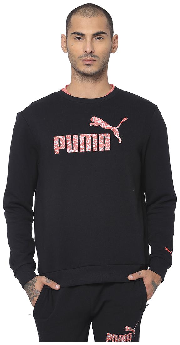 

Puma Men Black Round neck Sweatshirt