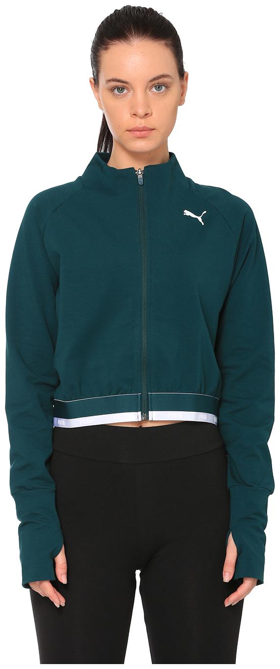 

Puma Women Solid Regular Jacket - Green