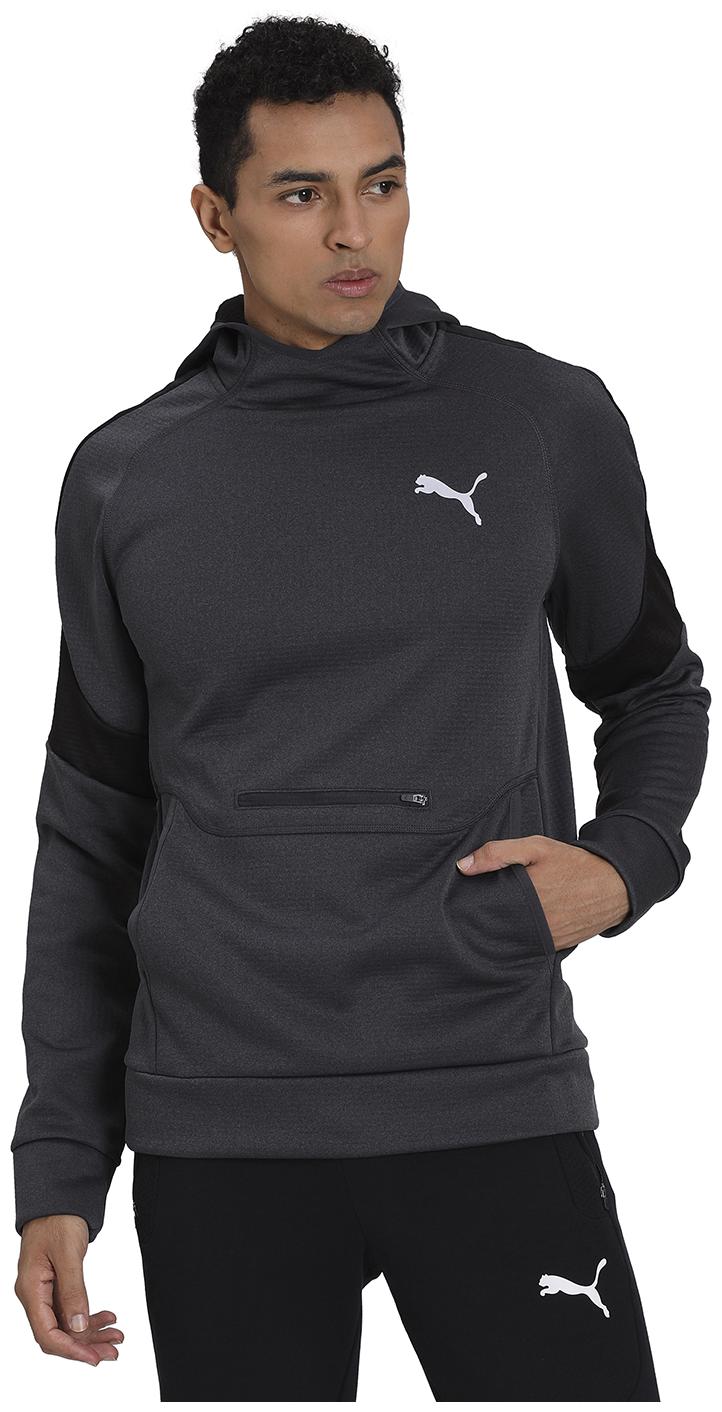 

Puma Men Grey Hooded Hoodie