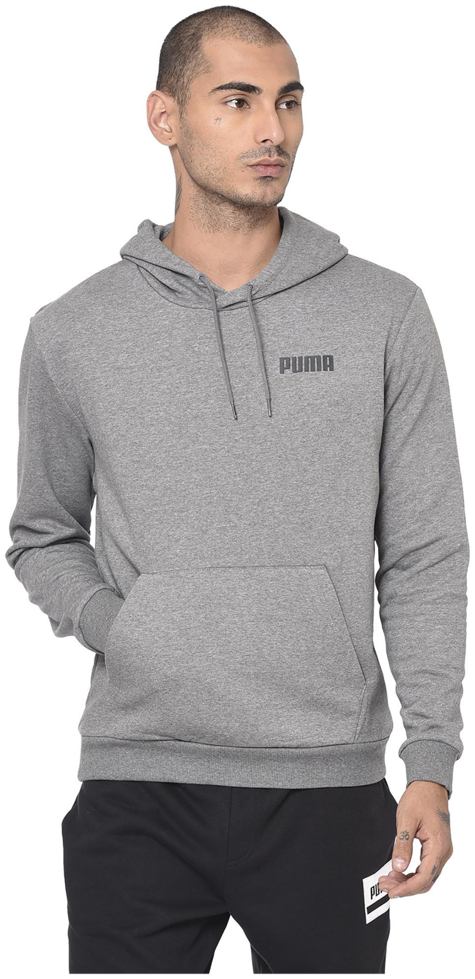

Puma Men Grey Hooded Sweatshirt