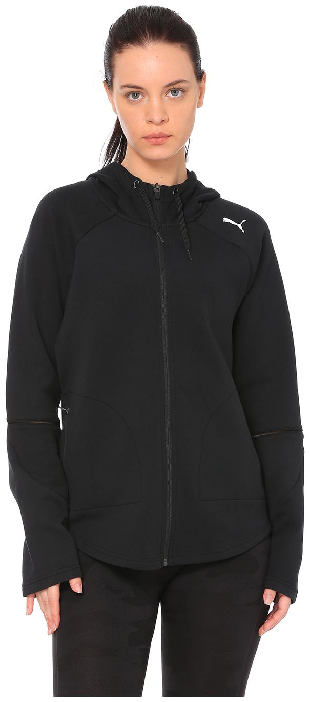 

Puma Women Colorblocked Regular Jacket - Black
