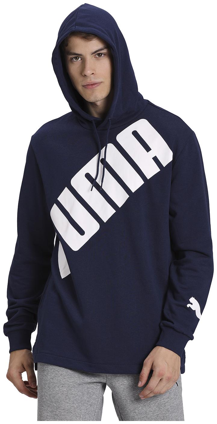 

Puma Men Blue Hooded Hoodie