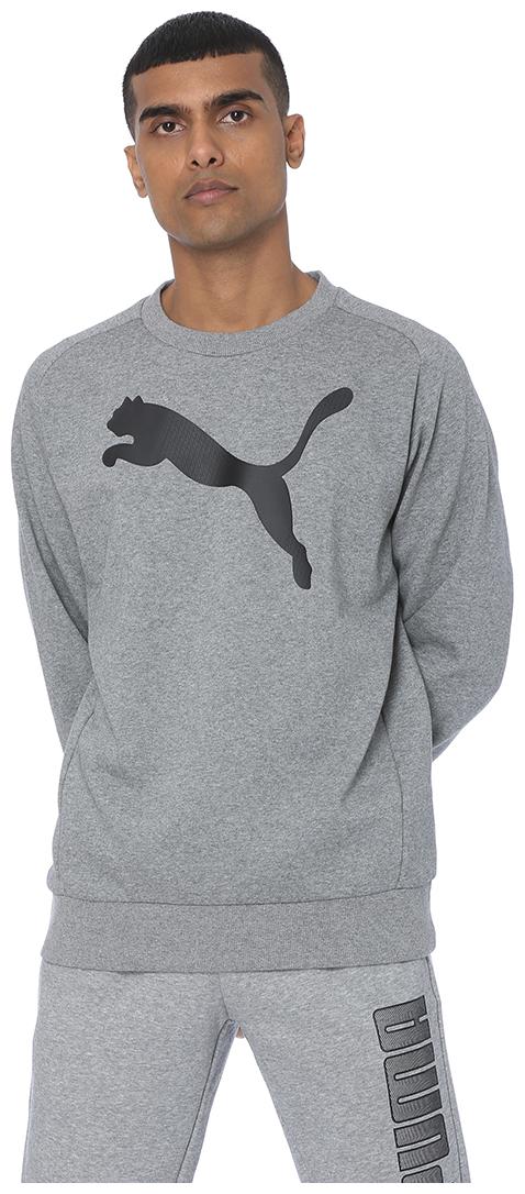 

Puma Men Grey Round neck Sweatshirt
