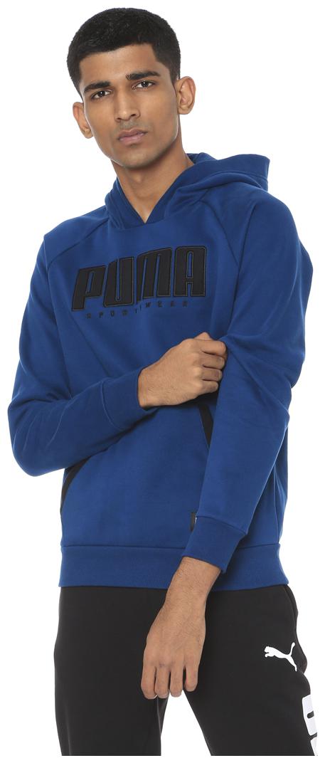 

Puma Men Blue Hooded Hoodie