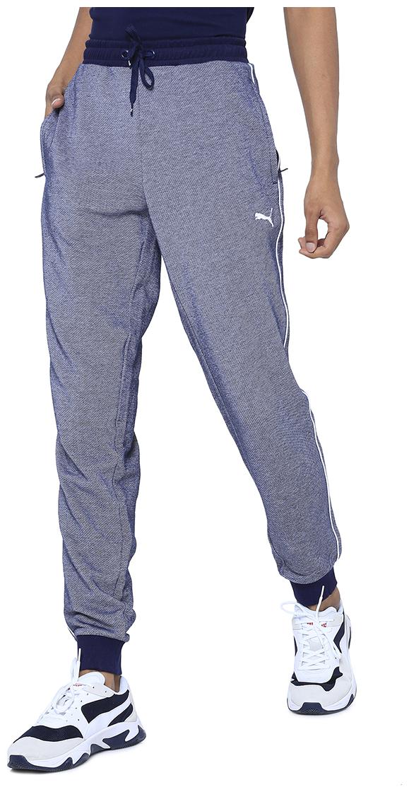 

Puma Cotton Blend Men Blue Joggers