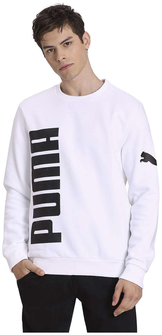 

Puma Men White Round neck Sweatshirt