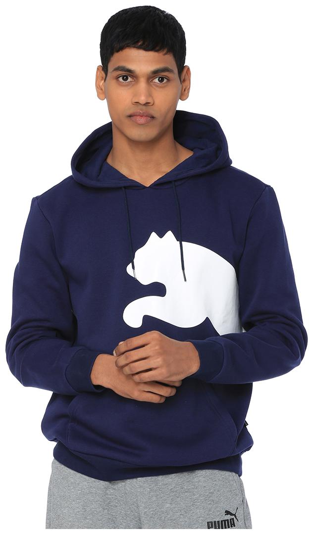 

Puma Men Blue Hooded Hoodie