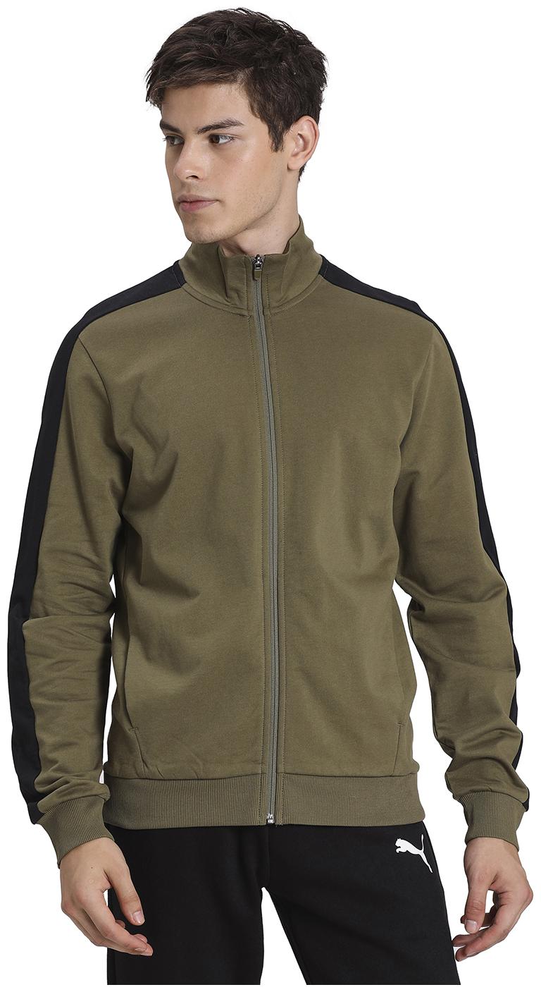 

Puma Men Green Solid Quilted jacket