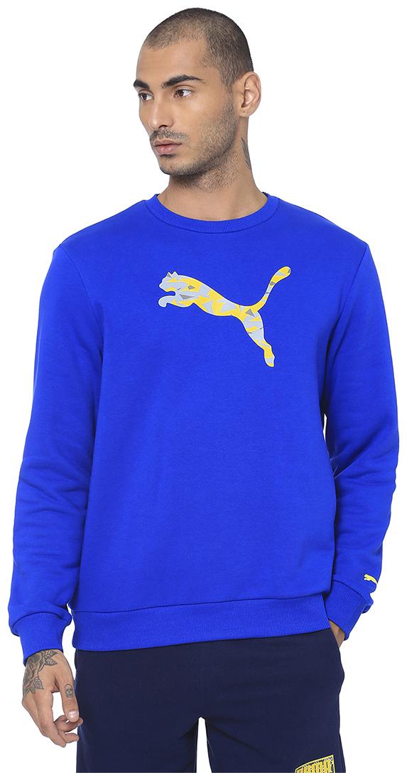 

Puma Men Blue Round neck Sweatshirt