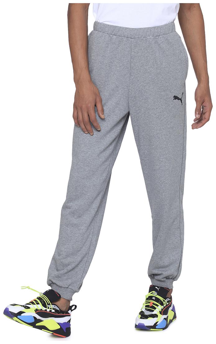 

Puma Men Grey Solid Regular fit Joggers
