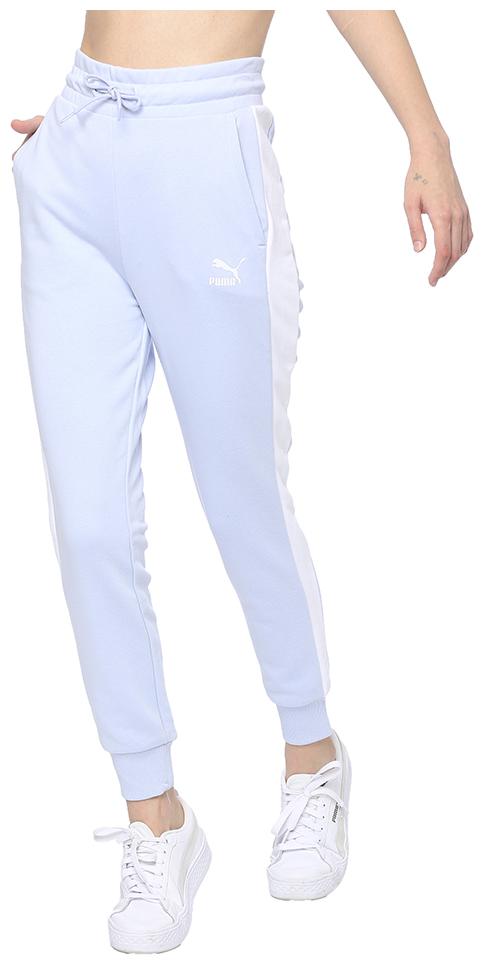 

Puma Women Regular fit Cotton Solid Track pants - Blue