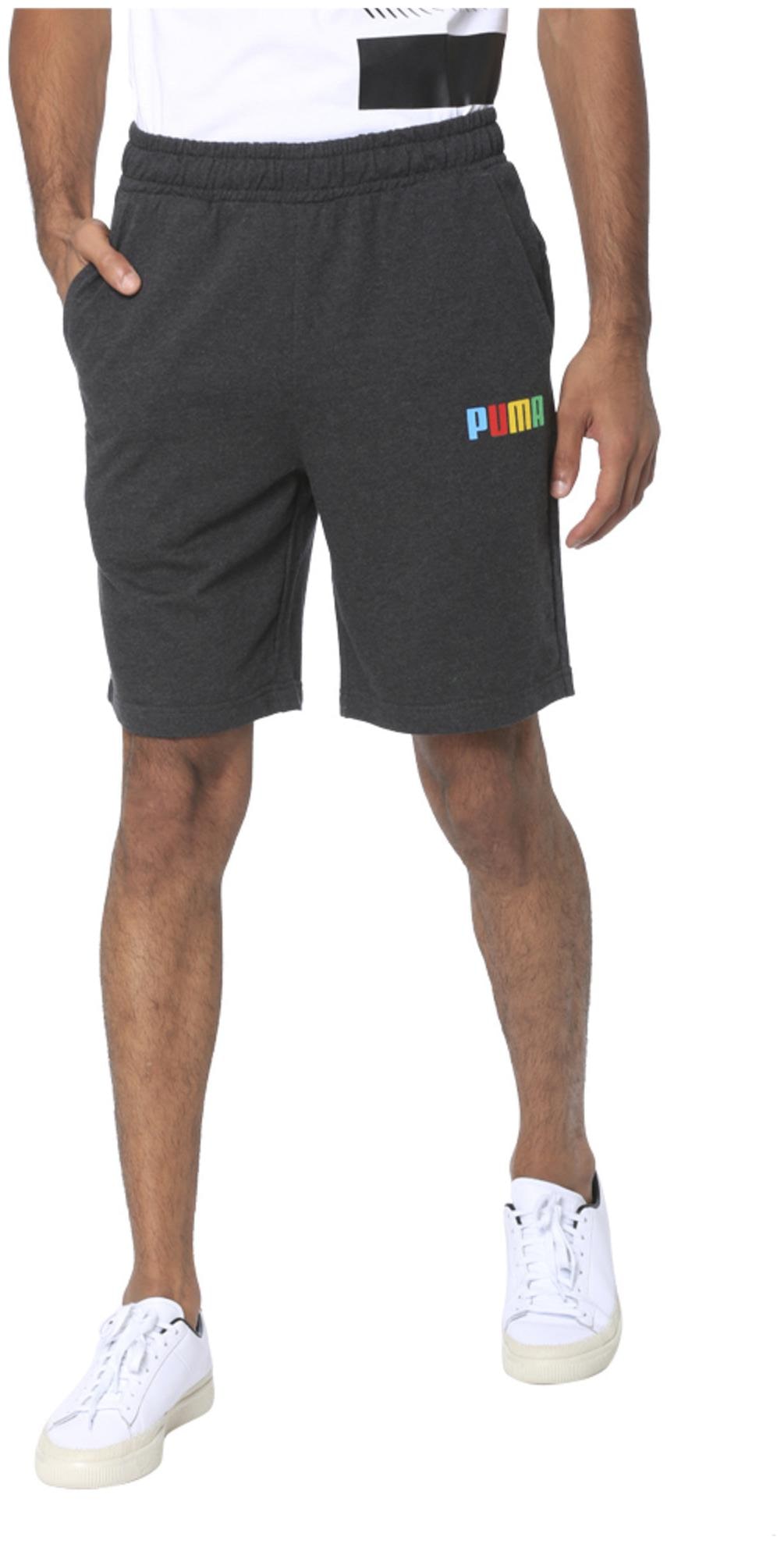 

Puma Men Grey Regular Fit Regular Shorts